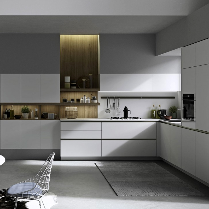圣卡莱厨房橱柜定制整体橱柜定做现代简约开放式厨房全屋家居定制